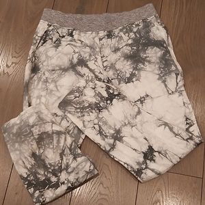 CAbi marbled pull-on tie-dyed pants